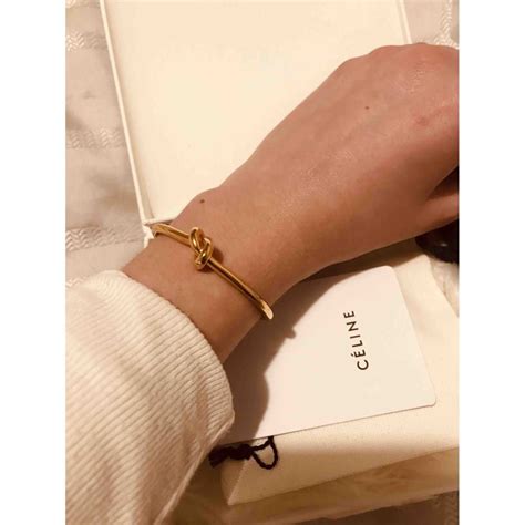 celine bracelet knot price|celine knot bracelet gold.